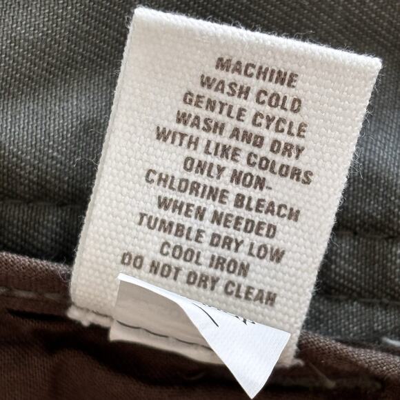 Vintage Old Navy Military Green Cargo Pants NWT 33x30 Canvas Fall 2007 Men's - Picture 8 of 8